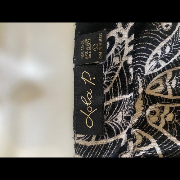 Lola P. Black midi sleeveless dress Size L - Picture 4 of 6